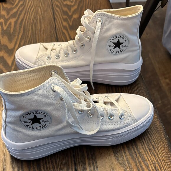 Converse High Top Platform Sneakers - Picture 2 of 5
